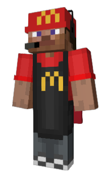 Minecraft skin McDonaldsManager