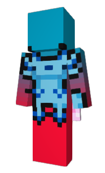Minecraft skin Axclotl