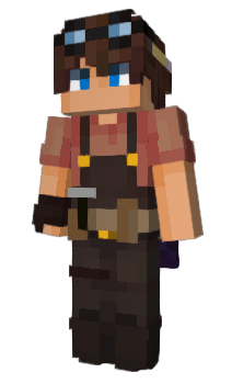 Minecraft skin Orange_AB