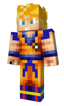 Minecraft skin Goku112