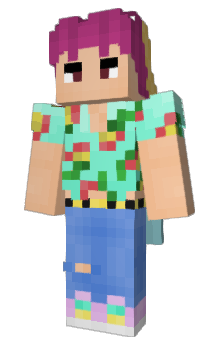 Minecraft skin FlushGun