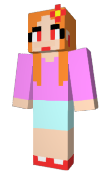 Minecraft skin Rosehair