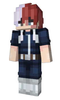 Minecraft skin Halfcold