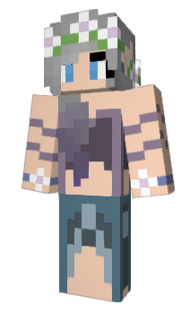 Minecraft скин по нику LuffyGirl