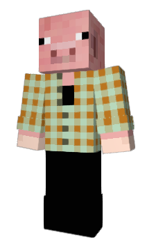 Minecraft skin TorchPiggy