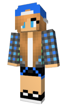 Minecraft skin ChicaGamerHD