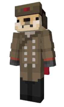 Minecraft skin rocso