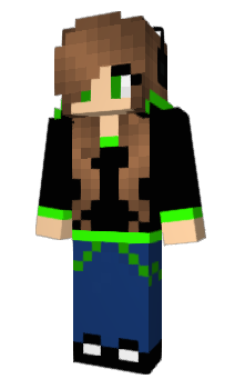 Minecraft скин по нику GirlOfDark