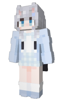 Minecraft скин по нику Hakuro_OwO