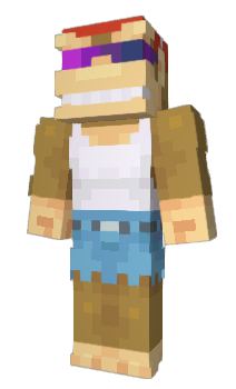 Minecraft skin SupHot