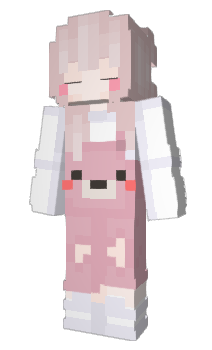 Minecraft skin Ookamimi