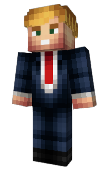 Minecraft skin PresidentTrumq