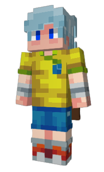 Minecraft skin poder_azull