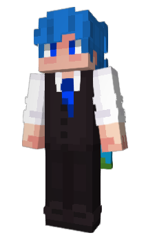 Minecraft скин по нику poder_azull