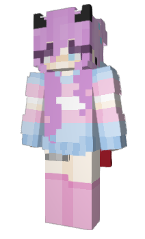 Minecraft скін по ніку Snowdropkitten