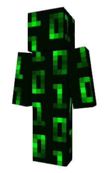 Minecraft скин по нику Hacker0110100
