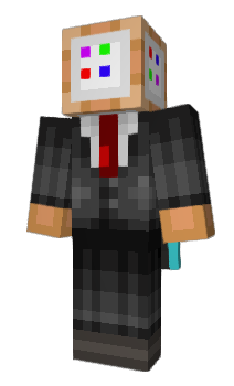 Minecraft skin Commandblockboi