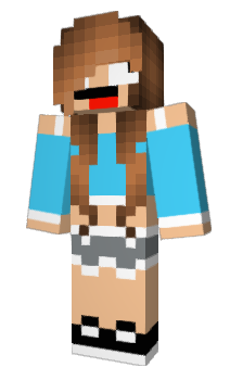 Minecraft skin girlcrepper