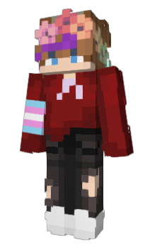 Minecraft skin ShyGalRed