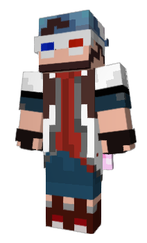 Minecraft skin 3DGlasse