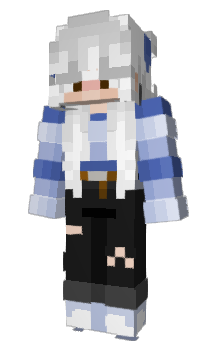 Minecraft скин по нику blueskies