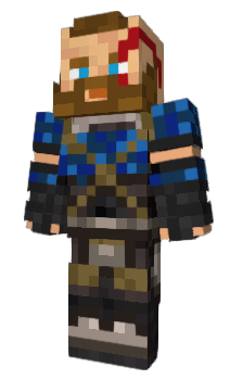 Minecraft скін по ніку thewarrior