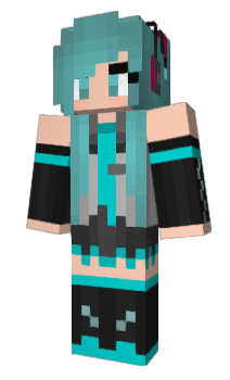 Minecraft скін по ніку Hatsune_Miku01