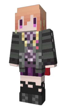 Minecraft skin Twintall