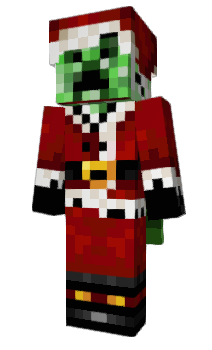 Minecraft skin HolidayCreeper