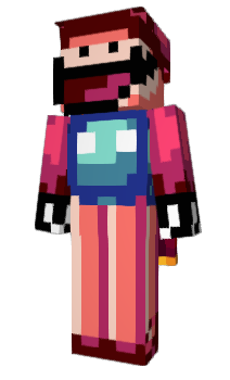 Minecraft skin DiagonalMario