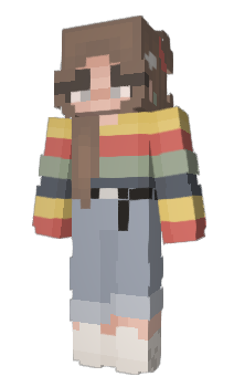 Minecraft skin girly1
