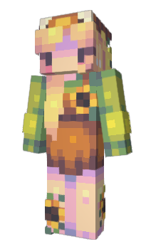 Minecraft skin SupperGirl