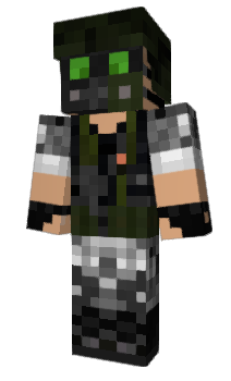 Minecraft skin herobrine76