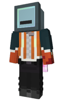 Minecraft skin GlitchHead