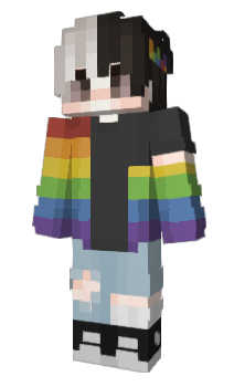 Minecraft скин по нику SassyRainbow