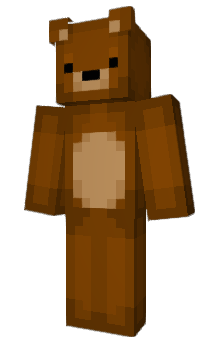 Minecraft skin Rizzlybear