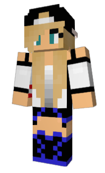 Minecraft скін по ніку GirlFrench