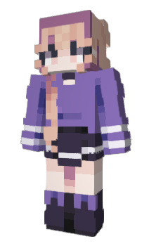 Minecraft скин по нику TotallyViolet_