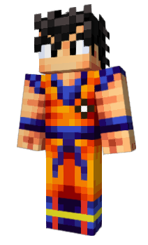 Minecraft скин по нику SaiyanGoku