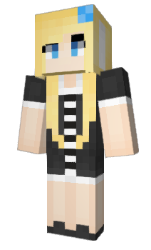 Minecraft скин по нику HinataBunny
