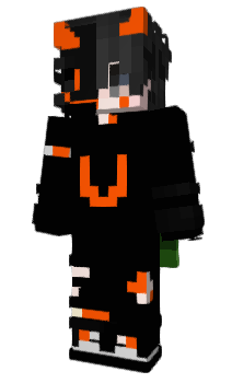 Minecraft skin OrangeMan432