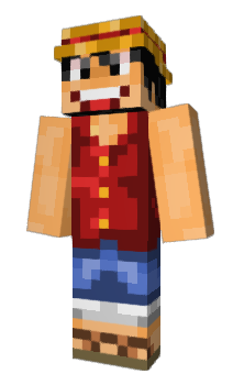 Minecraft skin 1luffy