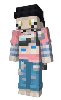 Minecraft skin cunhawolf