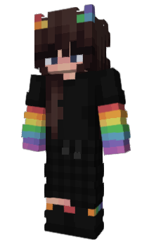 Minecraft skin JustMeGirl