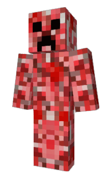 Minecraft skin redcreeper1