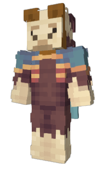 Minecraft skin confused_lama