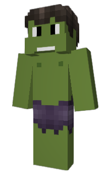 Minecraft skin HulkBr