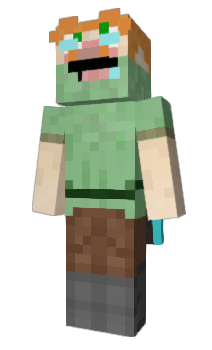 Minecraft скин по нику ClqutGpggles