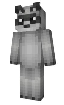 Minecraft скин по нику RampageRaccoon