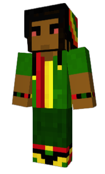 Minecraft skin BisexualGirl